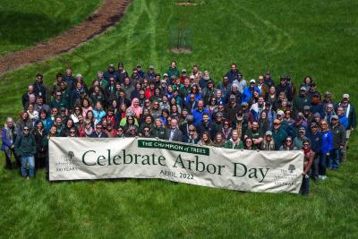 Arbor Day 2022 Staff Photograph