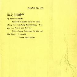 1933/12/19: [Joy Morton] to C. E. Godshalk
