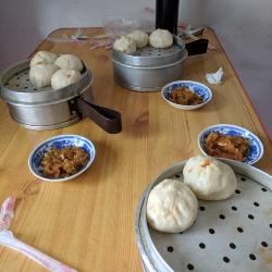 Buns served for breakfast in western Hubei