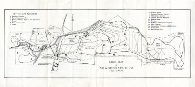 Guide Map of The Morton Arboretum