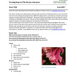 Plant Health Care Report, Issue 2016.5