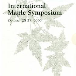 International Maple Symposium [brochure] 