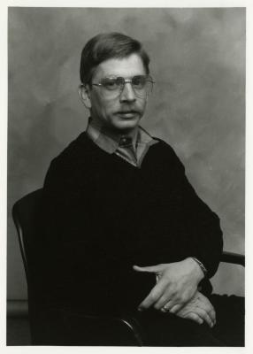 Rudy Vlosak, seated portrait