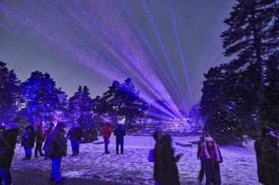 Illumination: "Sky Light Magic" laser light finale display in The Grand Garden
