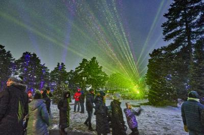 Illumination: "Sky Light Magic" laser light finale display in The Grand Garden