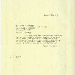 1941/01/20: Clarence E. Godshalk to Wayne H. Laverty