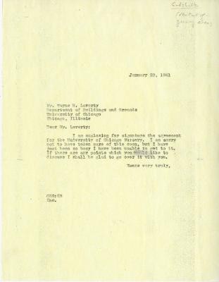 1941/01/20: Clarence E. Godshalk to Wayne H. Laverty