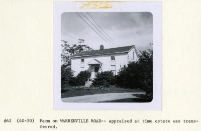 Farm on Warrenville Road, appraised at time estate was transferred
