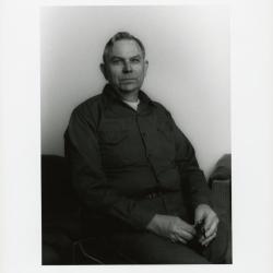 Fred Berg, seated portrait